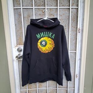 Mishka Black Graphic Hoodie